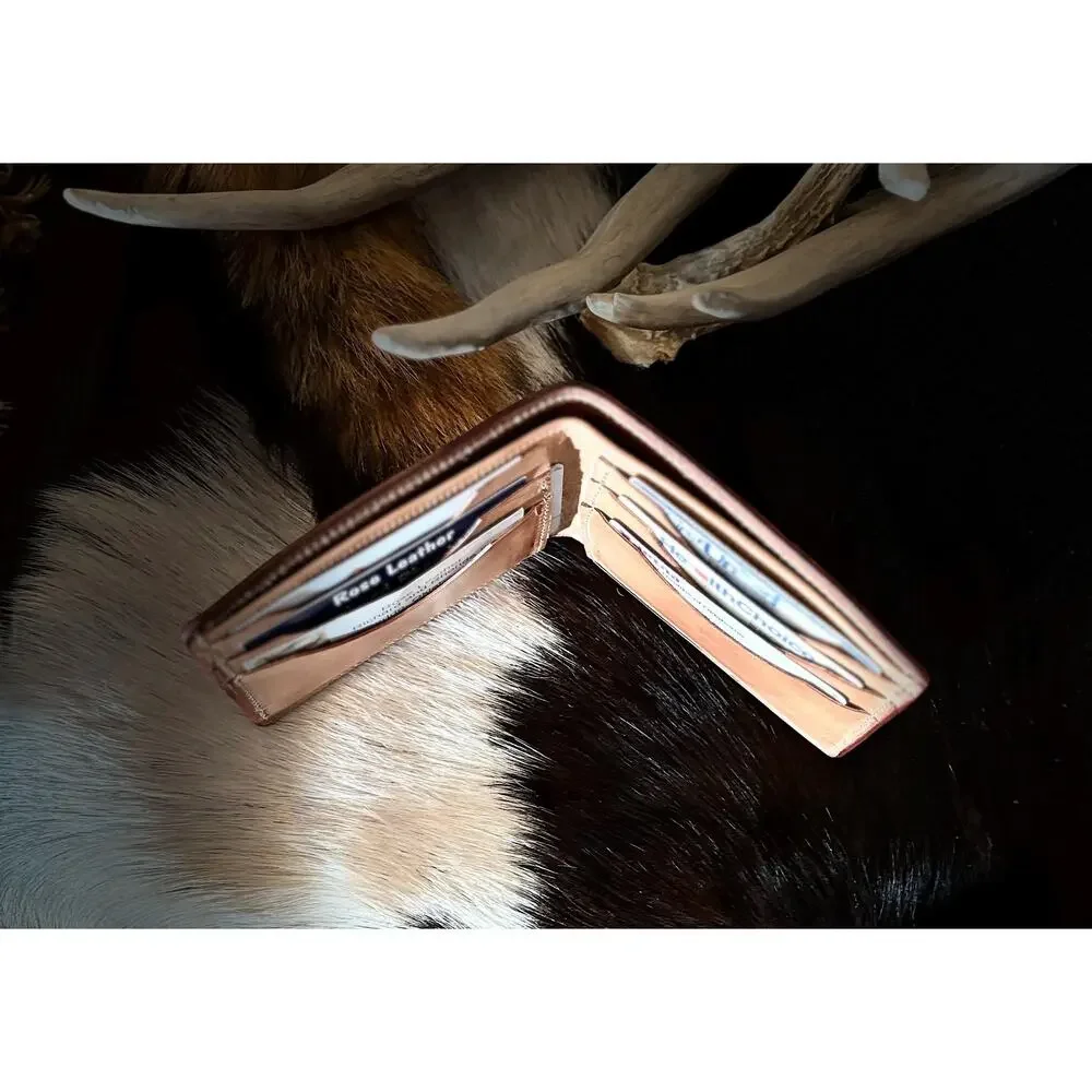 Handmade Wallet - Leather Bifold Wallet for Men - Artisan Crafted